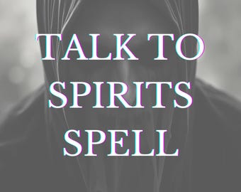 Spirit Communication Spell | Connect with the Other Side, Custom Spell for Psychic Messages & Guidance,Personalized Ritual for Communication