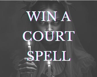 Custom Win a Court Spell with Photo Proof & Personalized Guidance,Personalized Ritual for Legal Success, Win Your Legal Battle,Justice Spell