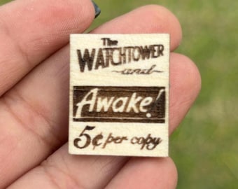 Wachttoren en Ontwaakt! Houten pinnen