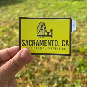 Sticker “Sacramento, CA”
