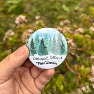 Button Pin “Sacramento, CA”