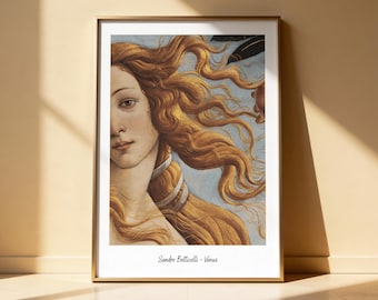Geboorte van Venus-print | Botticelli-renaissancekunst (digitale download)