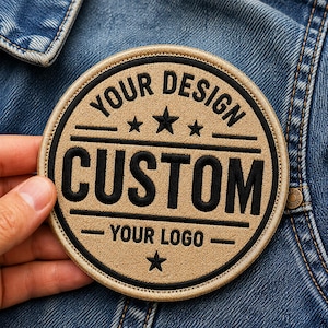 Custom Embroidered Patch | Personalized Logo Patches | Sew-On, Iron-On Patches, Velcro Hook & Loop
