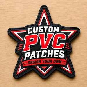 Parches de PVC personalizados / Parches de goma con logotipo y nombre personalizados para empresas / Cierre de velcro