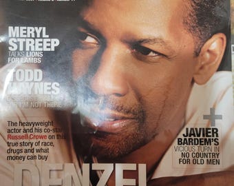 Magazines, Denzel Washington, Entertainment