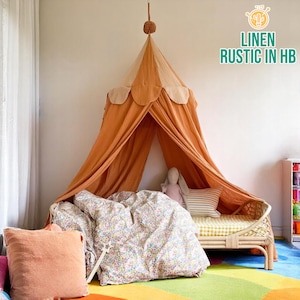 Hanging Canopy Crib, Kids Bed Canopy, Montessori Canopy, Crib Netting, Reading Nook, Kids Room Decor, Mosquito Net Bed Nursery, Bed Curtains