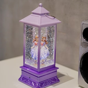 Ballet Princess Snow Globe Music Box – Rotating Figurine, LED Light, Glitter Globe Gift for Girl, Birthday Present for Daughter