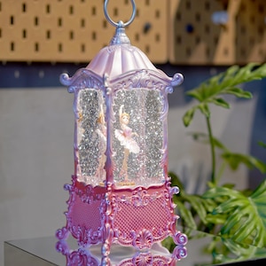 Balletprinses sneeuwbol muziekdoos – led-verlichte kristallen bol met roterende danseres, verjaardagscadeau voor meisjes, leuk kamerdecor voor kinderen