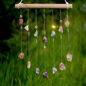 ベル 手作り瑪瑙 スライス 風鈴 吊り下げ リビングルーム 装飾記念