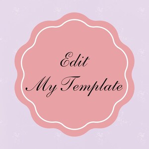 Edit My Template, Add-on Edit, Edit My Template For Me, 1-2 Business Days, We Personalize + You Print