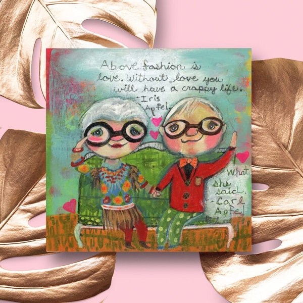Iris Apfel Art Etsy