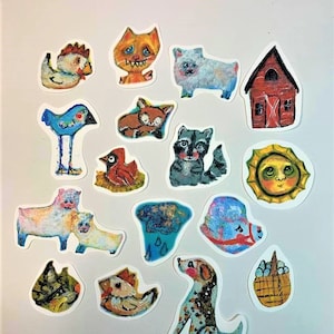 On the Farm Diecut Stickers image 1