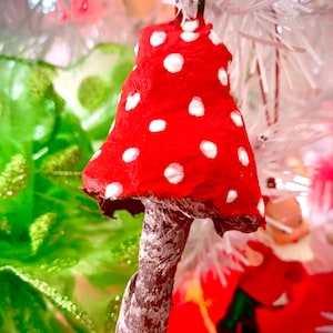Mushroom Ornaments - Set of 3