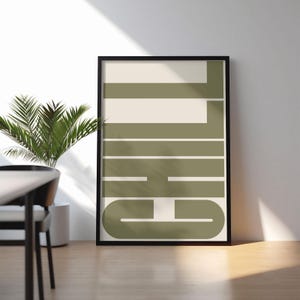 Chill Typography Poster | Relaxing Vibe Wall Art | Modern Minimal Decor | Instant Digital Download | Printable Poster | Aesthetic Art Poster