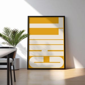Chill Typography Poster | Relaxing Vibe Wall Art | Modern Minimal Decor | Instant Digital Download | Printable Poster | Aesthetic Art Poster