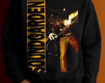 Vintage Soundgarden Sweatshirt – Louder Than Love Graphic Pullover, 90s Grunge Rock Band Crewneck