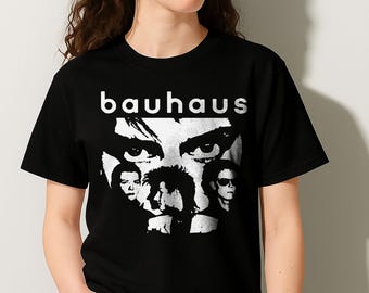 Bauhaus T-shirt, 80s Band Tees, Gothic Shirts, Bauhaus Graphic Tee