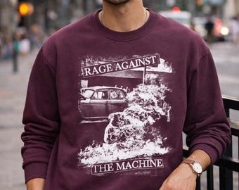 Vintage 90s Rage Against the Machine Band Tee - Giant Tag - Etsy