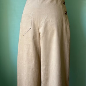 1930's 1940's vintage style herringbone khaki pants CUSTOM ORDER