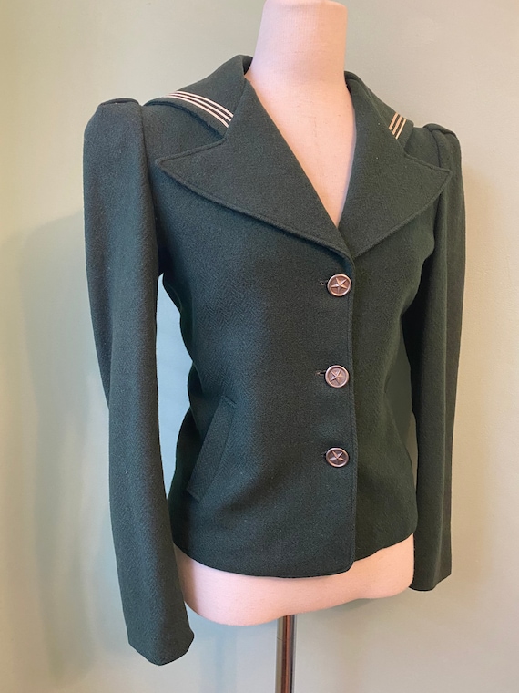 1930s 30s 1940s40s vintage green sailor suits xs
