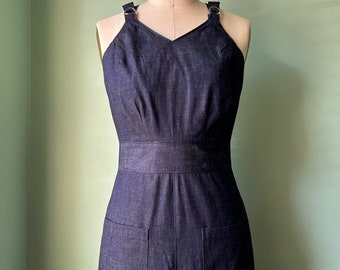 1930s 1940s vintage style overalls B35-36 W27-28 H38.5” sample sale!