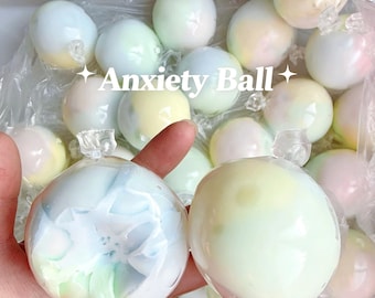 ASMR Wachs Squishy Stressball, knisterndes knuspriges sensorisches Spielzeug, Kawaii Pastellfarbenes Fidget Spielzeug zur Angstlinderung, niedliches Geschenk, Bürogeschenk
