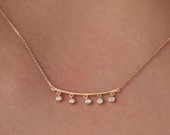BARRU Set Di 3 Collane A Strati Oro 14K – Choker Con Cerchio E Catene Regolabili, Ipoallergeniche - 4
