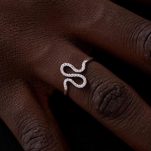 Diamond Wave Band, Statement Freeform Pave Diamond Band, 14k Solid Gold Natural Diamond Wave Ring, Wrapped Diamond Squiggle Wedding Band