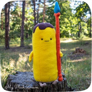 Banana Guards Plush - Handmade Banana Soft Toy, Made to Order