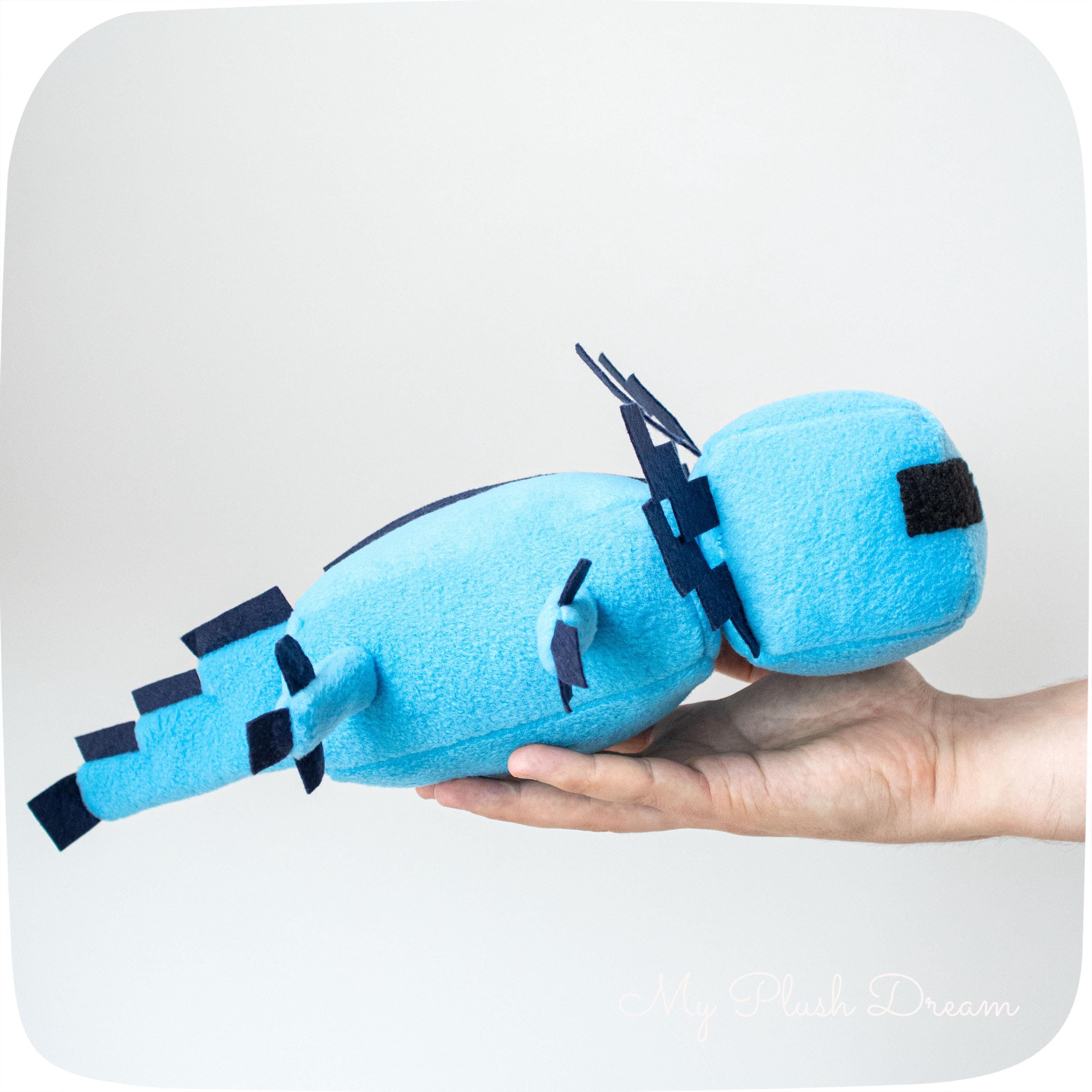 Simulation Axolotl Plush Toy - 20 Inch Pink Stuffed Animal With Zippered Mini Axolotls