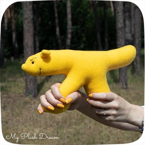 Hand Banana Plush - Aqua Teen Hunger Force inspired - Handmade Meatwad Stuffed Animal, Made to Order