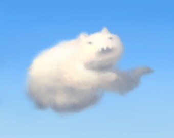 Criaturas de las nubes, impresiones pequeñas