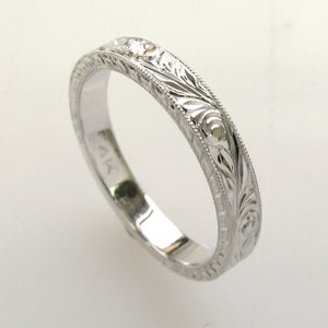 3mmHand Engraved Wedding/Anniversary Band