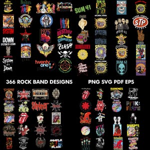 Rock band stickers - Etsy 日本