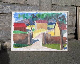 Original Skandinavisches Ölgemälde 50 x 67 cm (Rahmen); Signiert von Bror Göransson