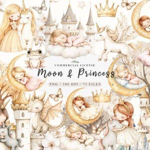 Modèles, modèles Canva, modèles Instagram, bundle, cadres, PNG, formats, cartes, cartes pliantes, fantaisie, filles, rêve, princesse