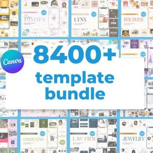 Modèles, modèles Canva, modèles Instagram, bundle, cadres, PNG, formats, cartes, cartes pliantes