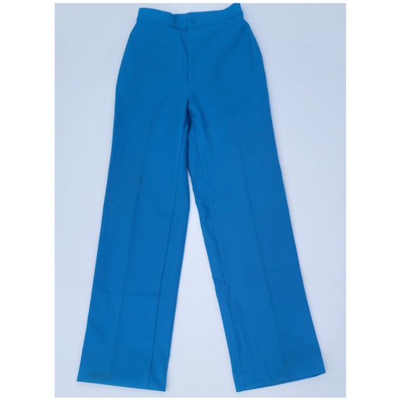 Vintage 1970's BLUE Levi's Highwaisted Trouser Pa… - image 2
