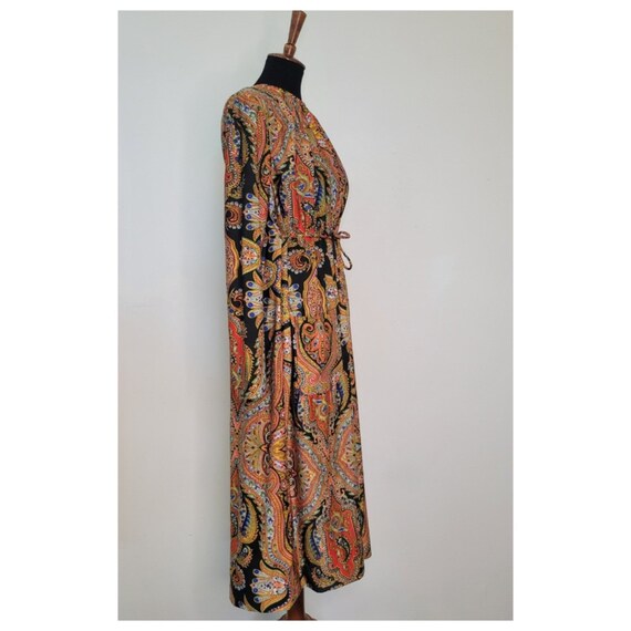 Vintage 1960's Abstract Paisley Dress - image 5