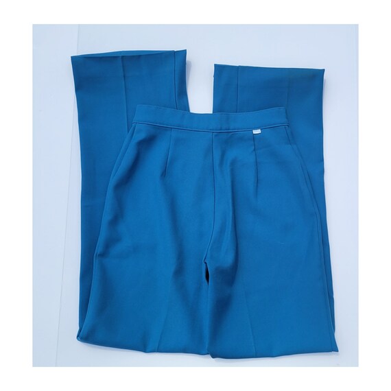 Vintage 1970's BLUE Levi's Highwaisted Trouser Pa… - image 5