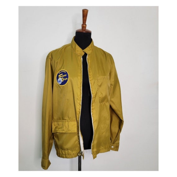 Vintage 1970's Gold Great Lakes Windbreaker