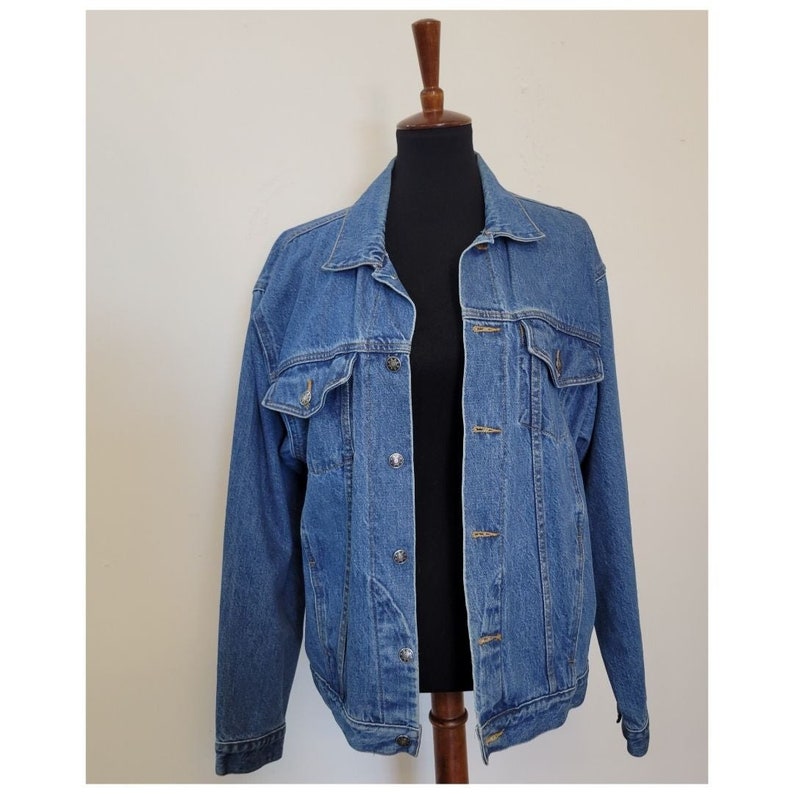 Vintage 1990's Denim Truckers Jacket image 4