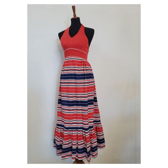 Vintage 1960's Halter Summer Dress - image 1