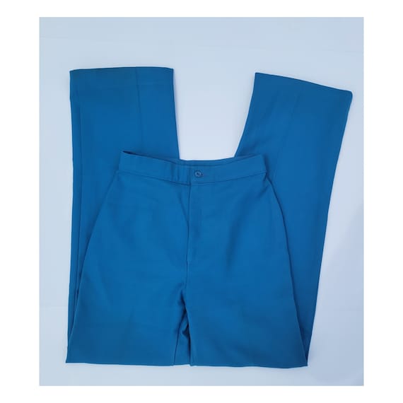 Vintage 1970's BLUE Levi's Highwaisted Trouser Pa… - image 1