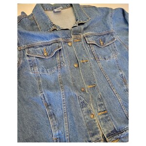 Vintage 1990's Denim Truckers Jacket image 3