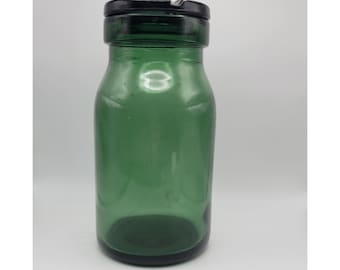 Antique 1930's Green Bulach Canning Jar 3/4 L