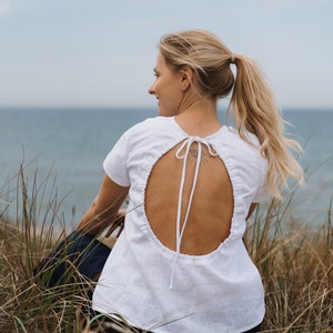 Blusas abiertas de la espalda top