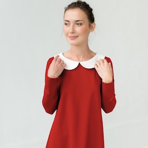 White collar red dress hotsell
