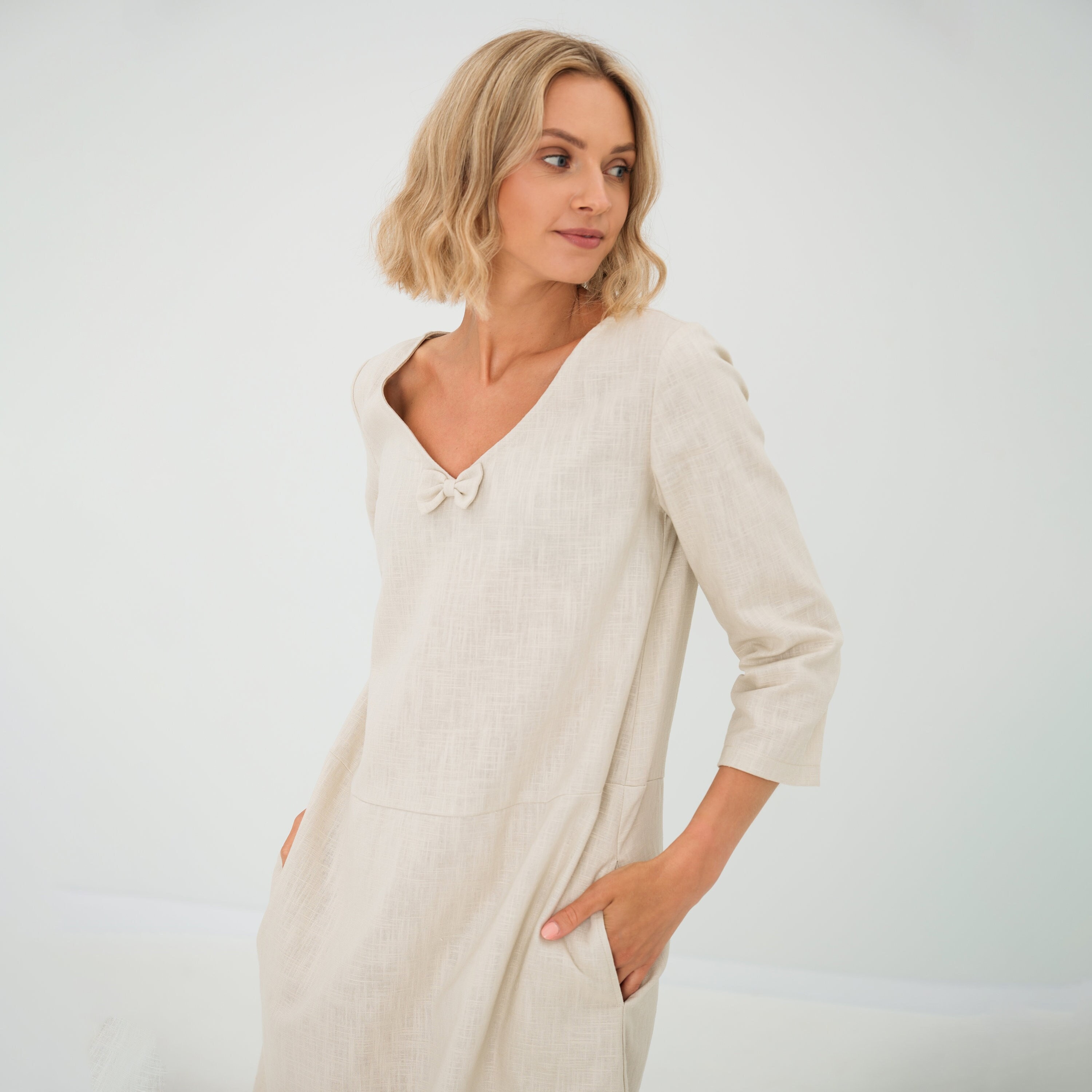 knee length dresses for ladies Monet Haze 26