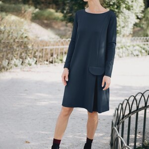Minimalist Dress, LeMuse Dress, Office Dress, Work Dress, Modest Dress, Simple Elegant Dress, Secretary Dress, Womens Spring Dresses